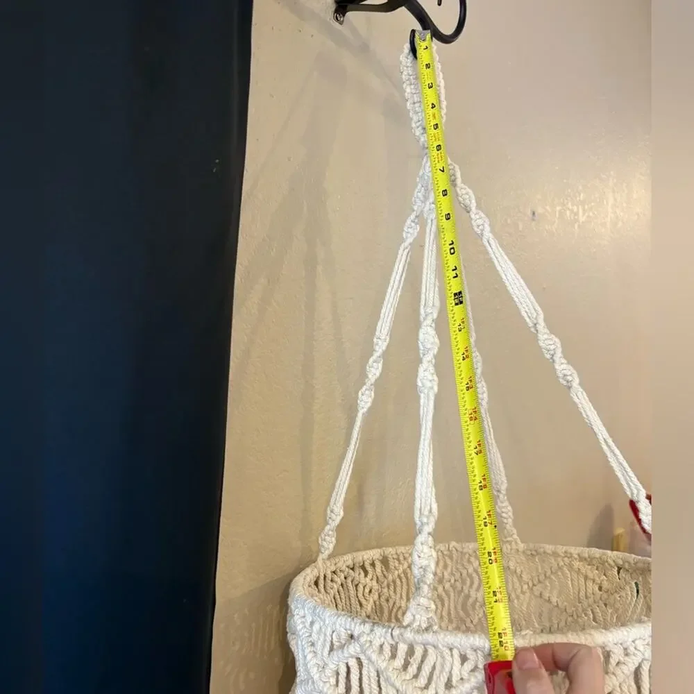 Pottery Barn unbranded macrame